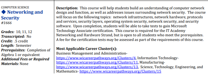 Networking and Security Course